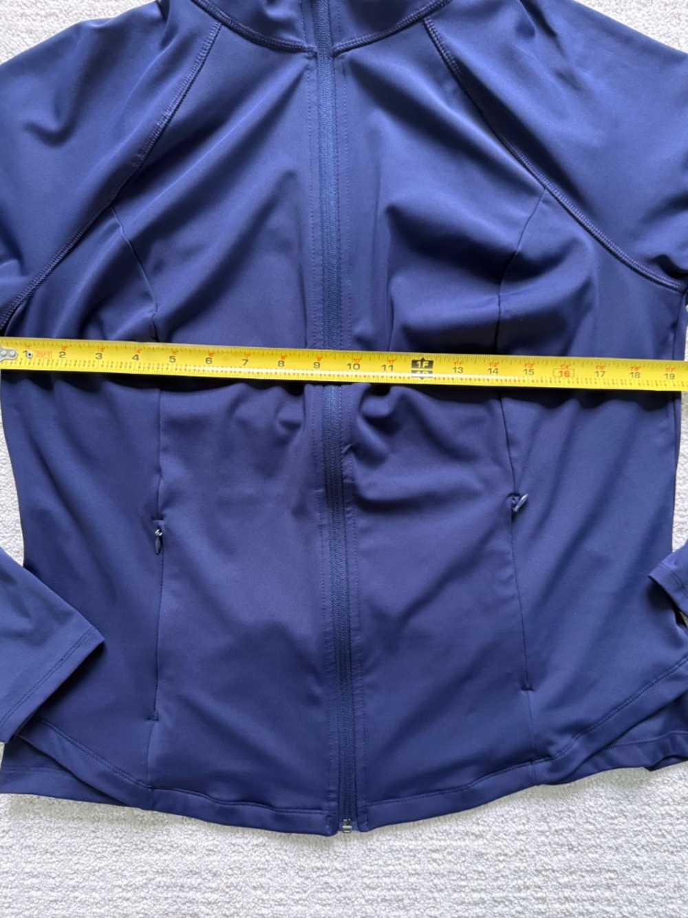 TEK GEAR | Navy Ultrastretch Performance Jacket Sz L - Picture 3 of 7